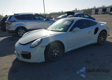 2014 Porsche 911 Turbo S z USA, uszkodzony, nr VIN WP0AD2A92ES166291